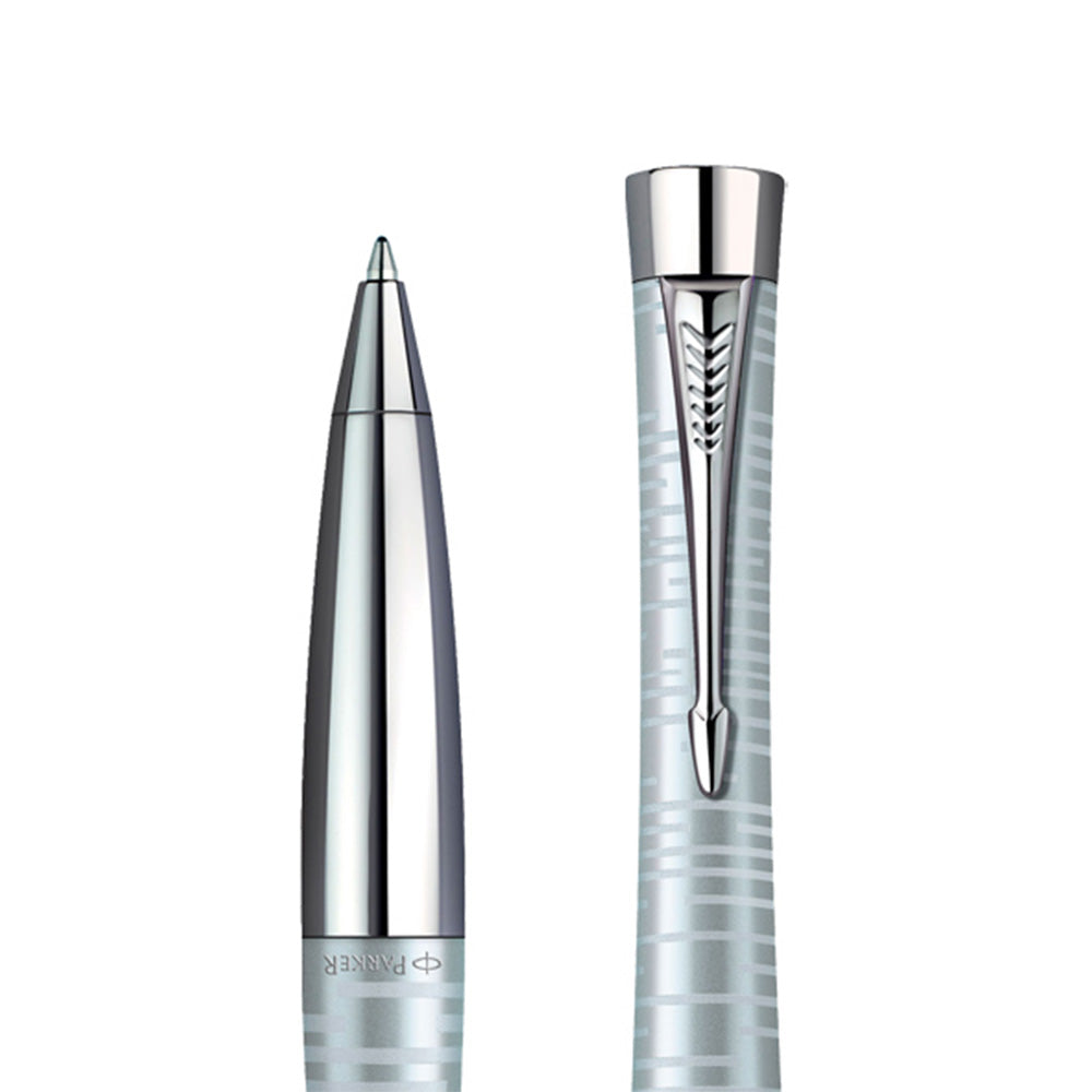 Parker Urban Premium Silver-Blue Pearl CT Ballpoint Pen