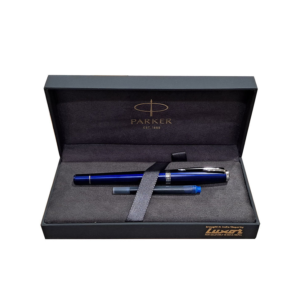 Parker Urban Night Sky Blue CT Fountain Pen - Stainless Steel Nib