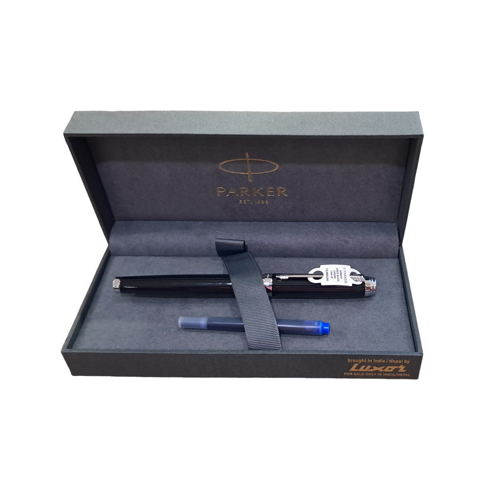 Parker Ambient Laque Black CT Fountain Pen - Medium Nib