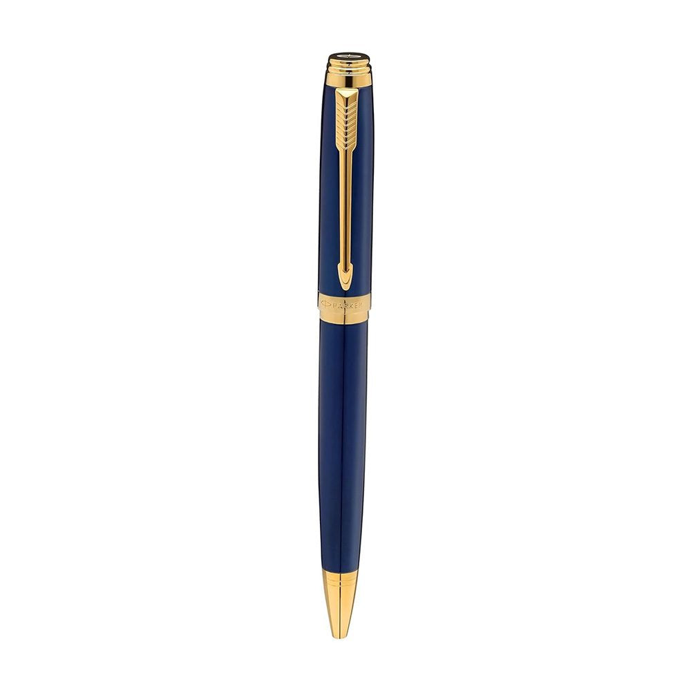 Parker Ambient Laque Blue Gold Trim Ballpoint Pen