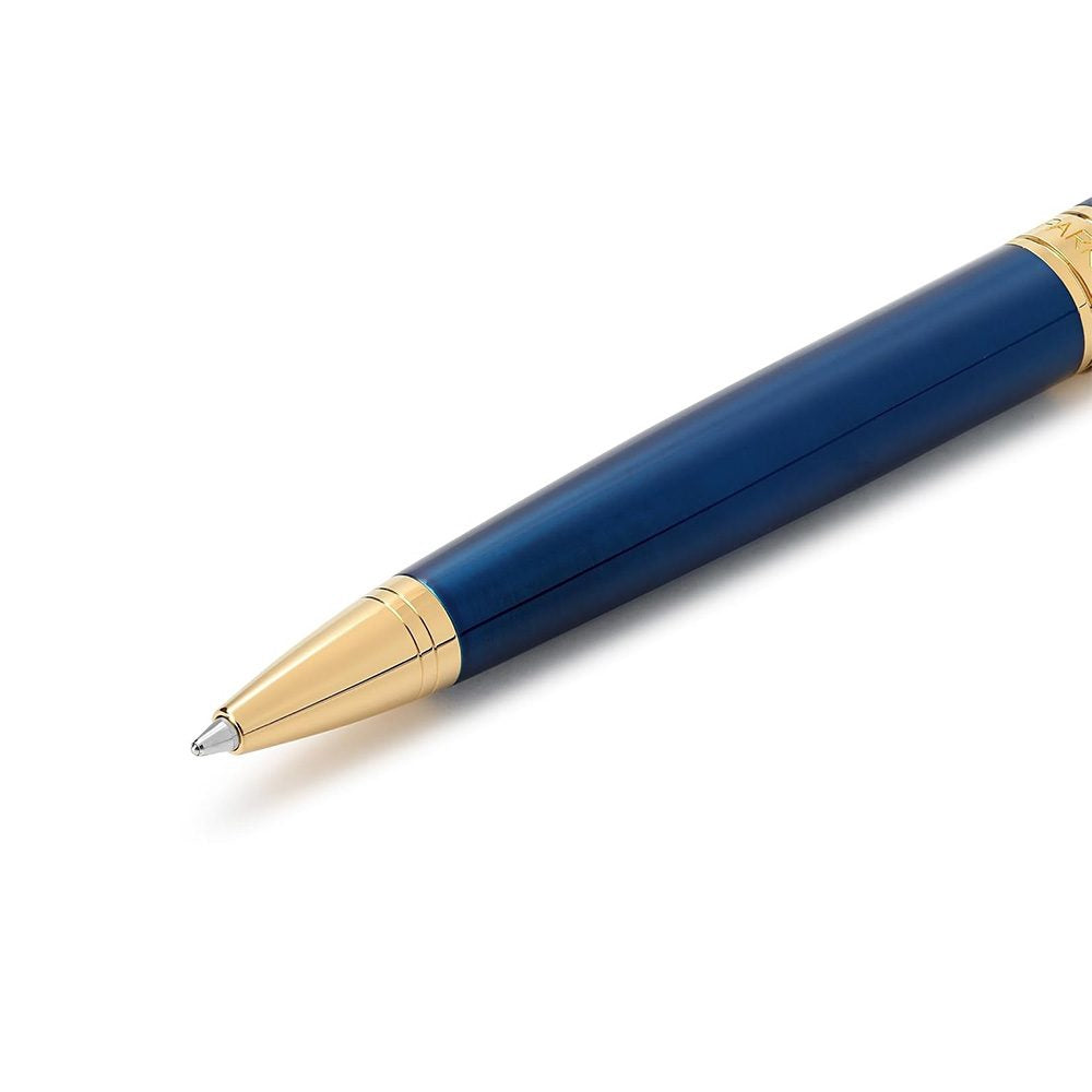 Parker Ambient Laque Blue Gold Trim Ballpoint Pen