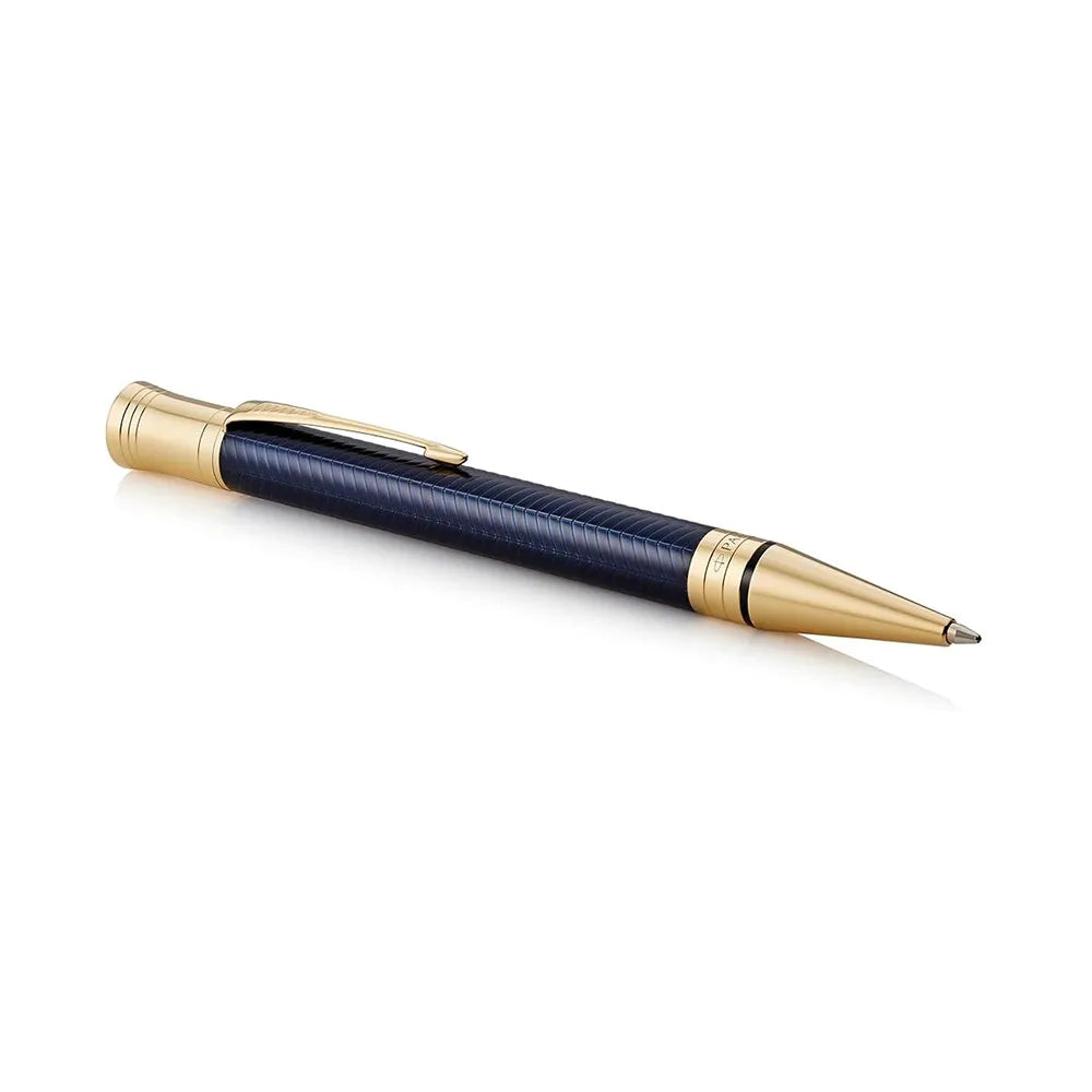 Parker Duofold Prestige Blue Chevron GT Ballpoint Pen
