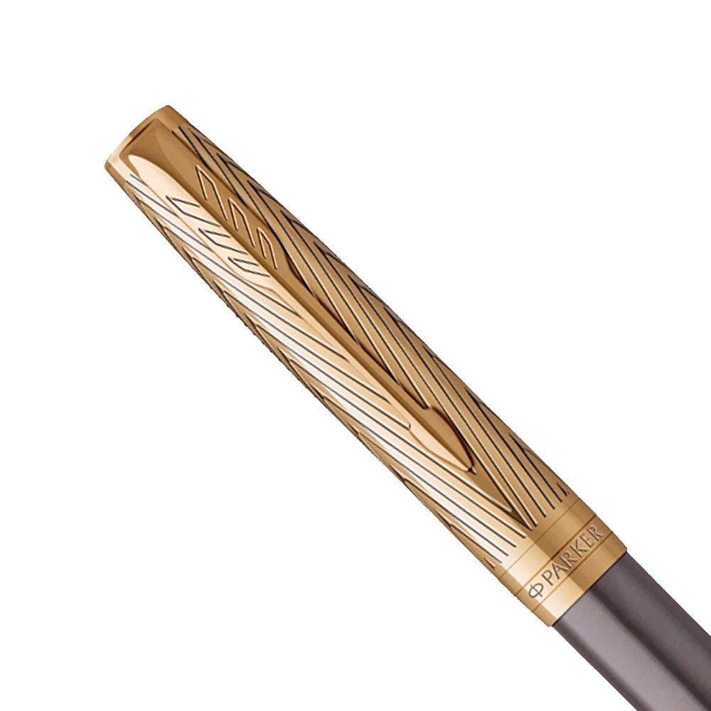 Parker Sonnet Pioneers Collection Grey Lacquer GT Ballpoint Pen