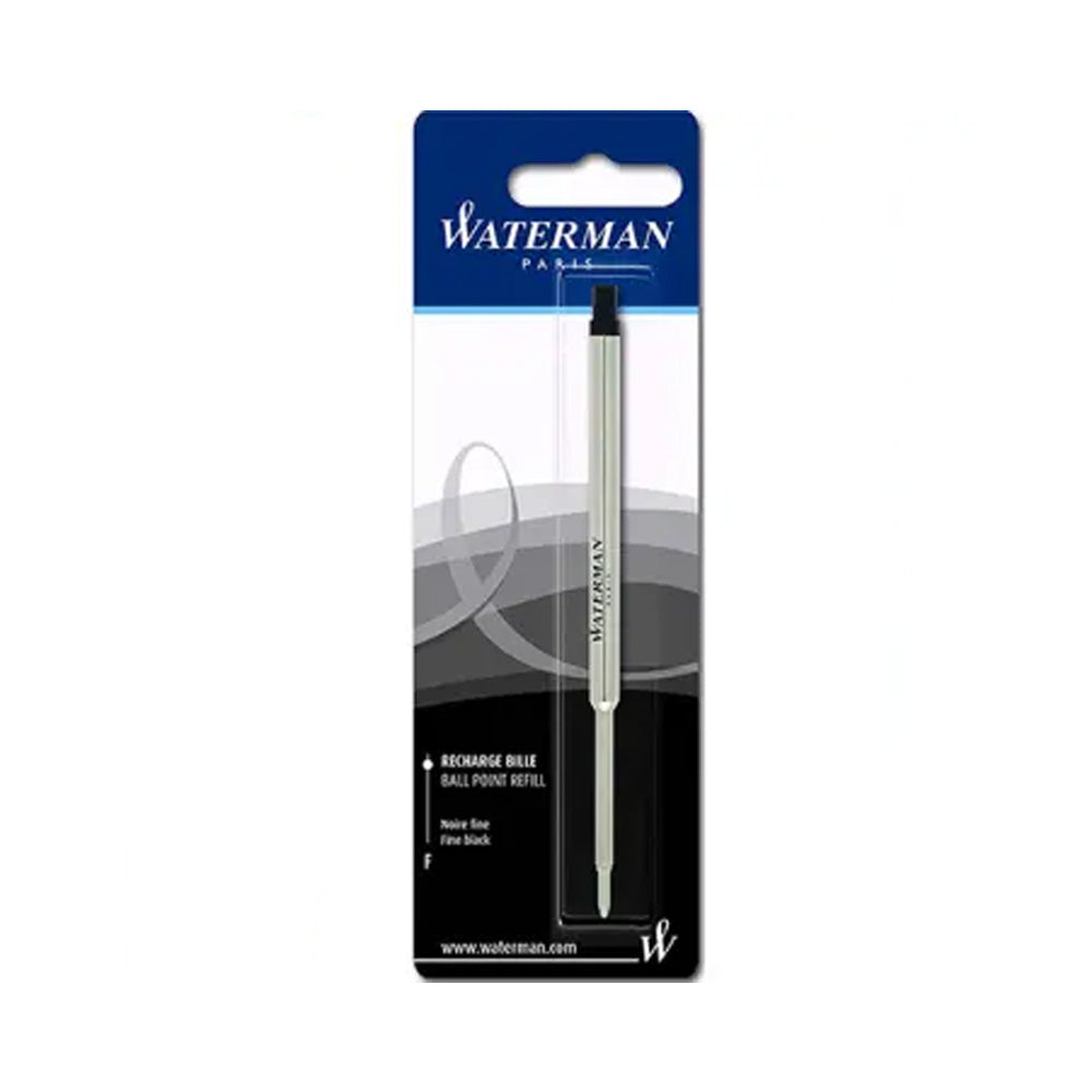 Waterman Ballpoint Pen Refill 1N (F) - Black (Pack of 2)