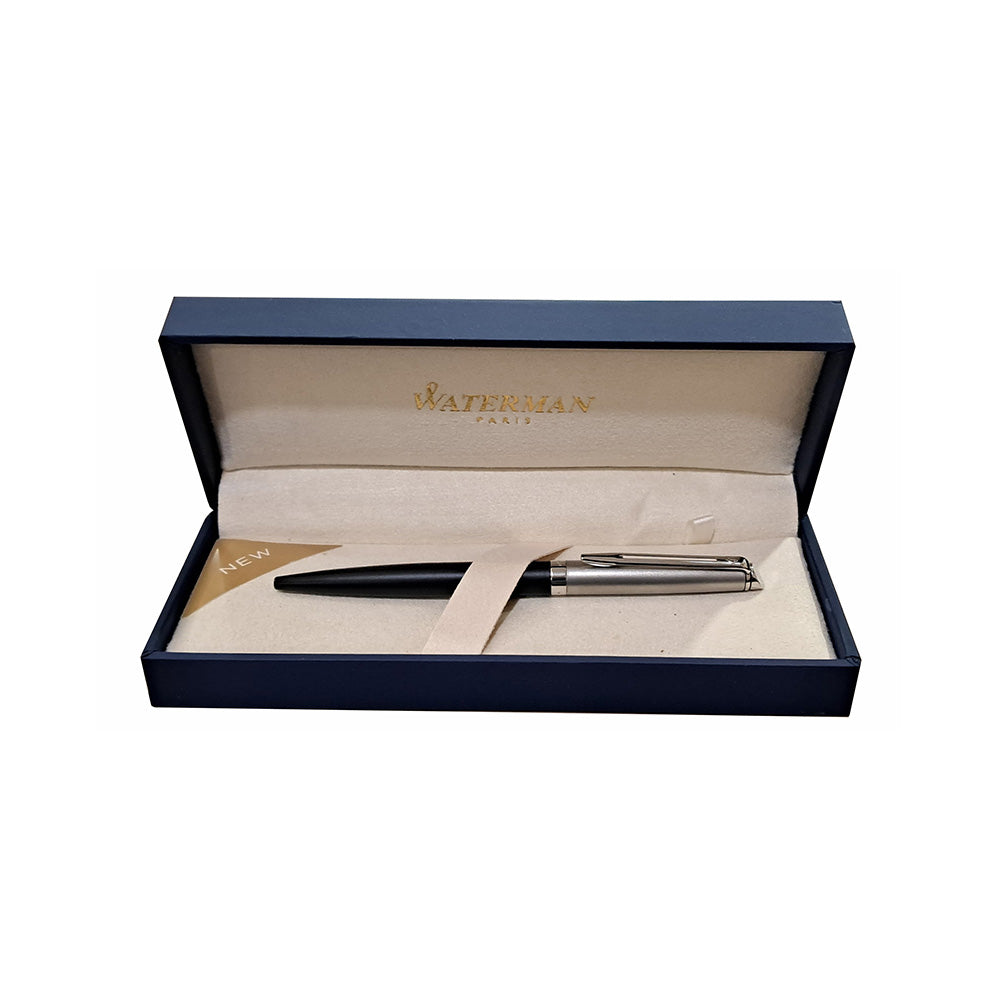 Waterman Hemisphere Sandblasted Steel Matte Black CT Ballpoint Pen