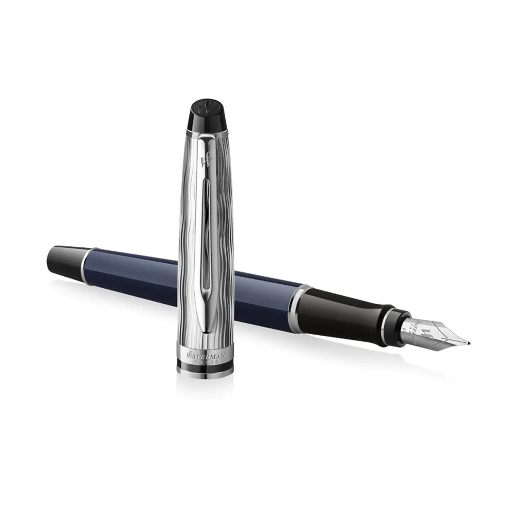 Waterman Expert L'essence Du Bleu CT Fountain Pen - Medium Nib