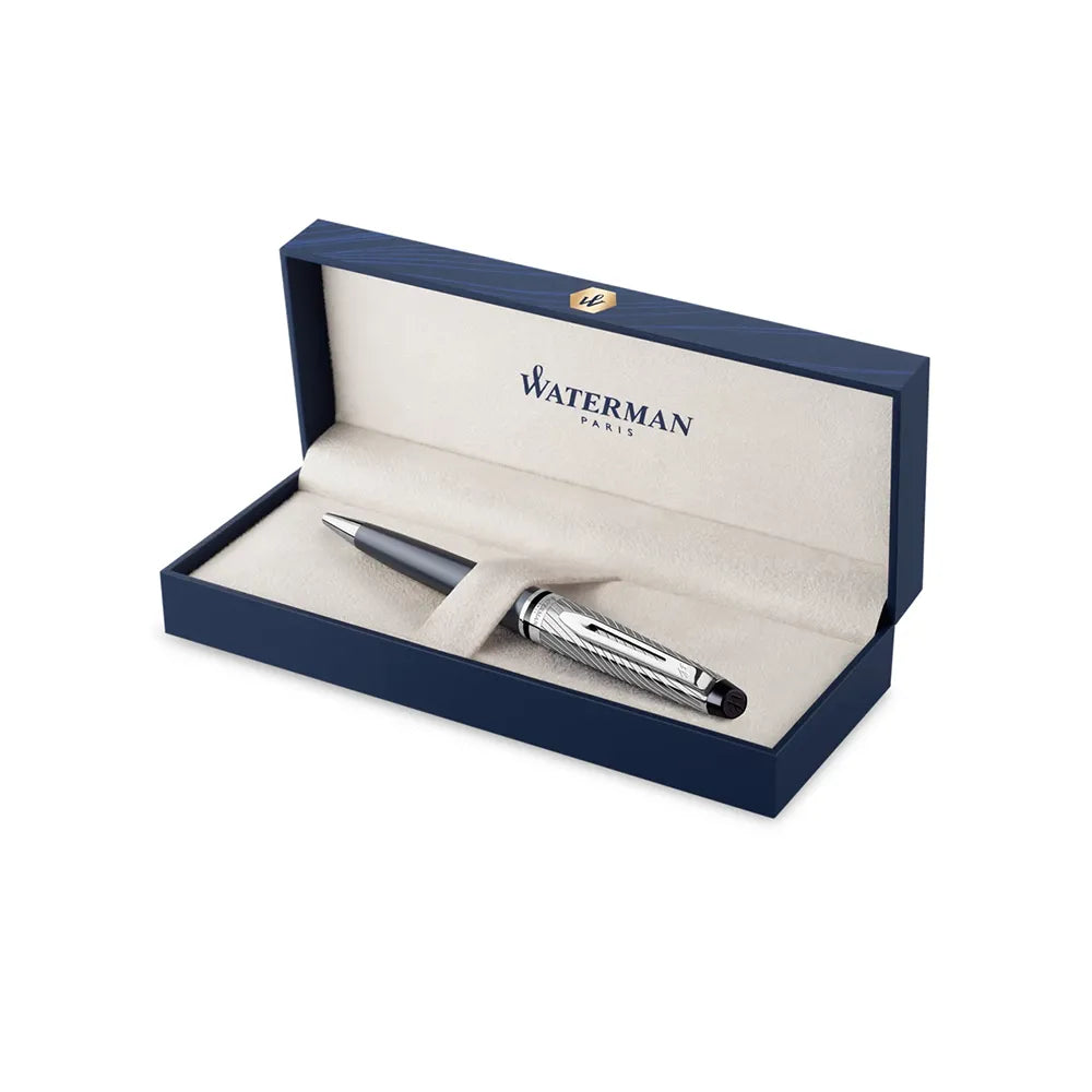 Waterman Expert Metallic Stone Grey Lacquer CT Ballpoint Pen