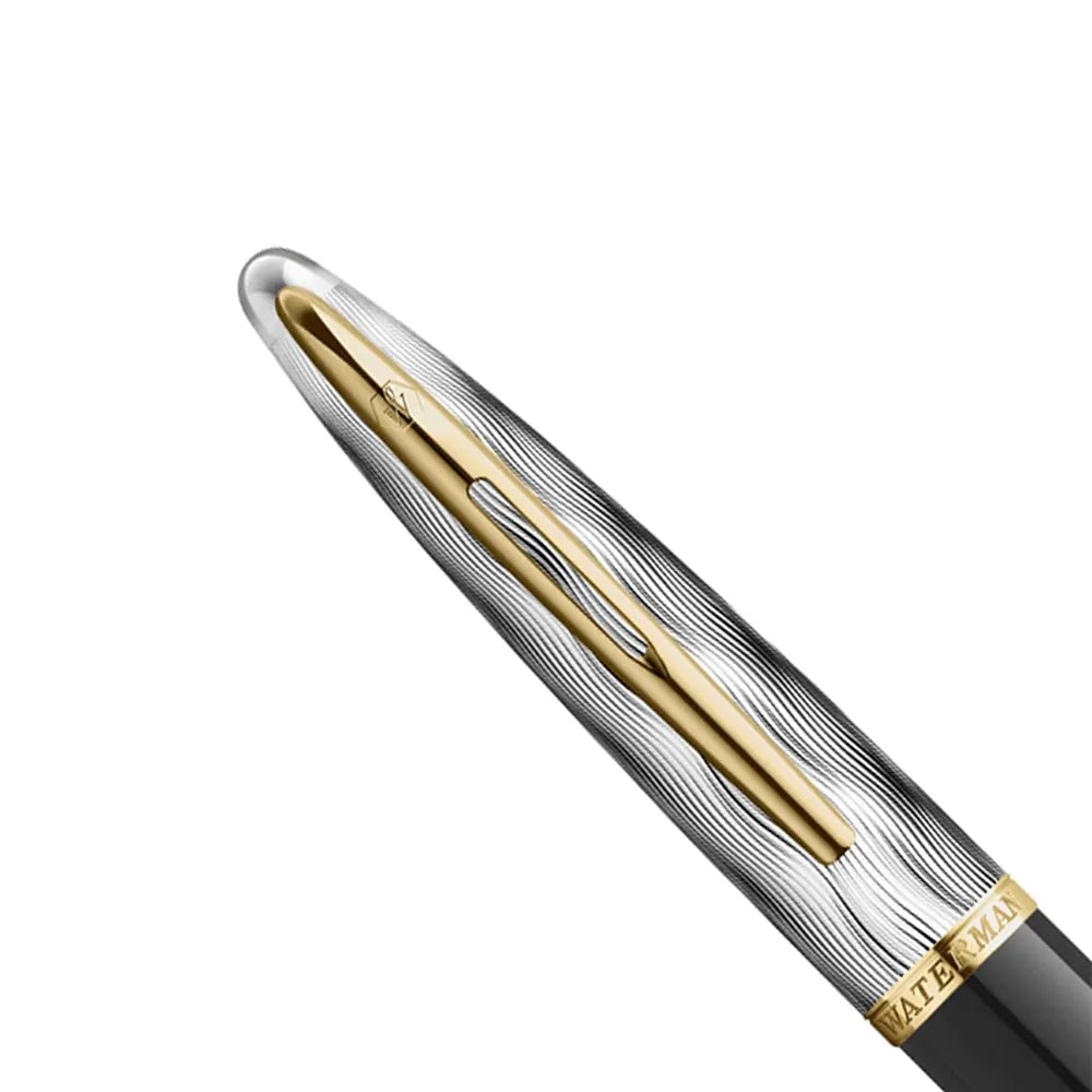 Waterman Carene Reflections of Paris Black Lacquer with Gold-plated Trim Ballpoint Pen