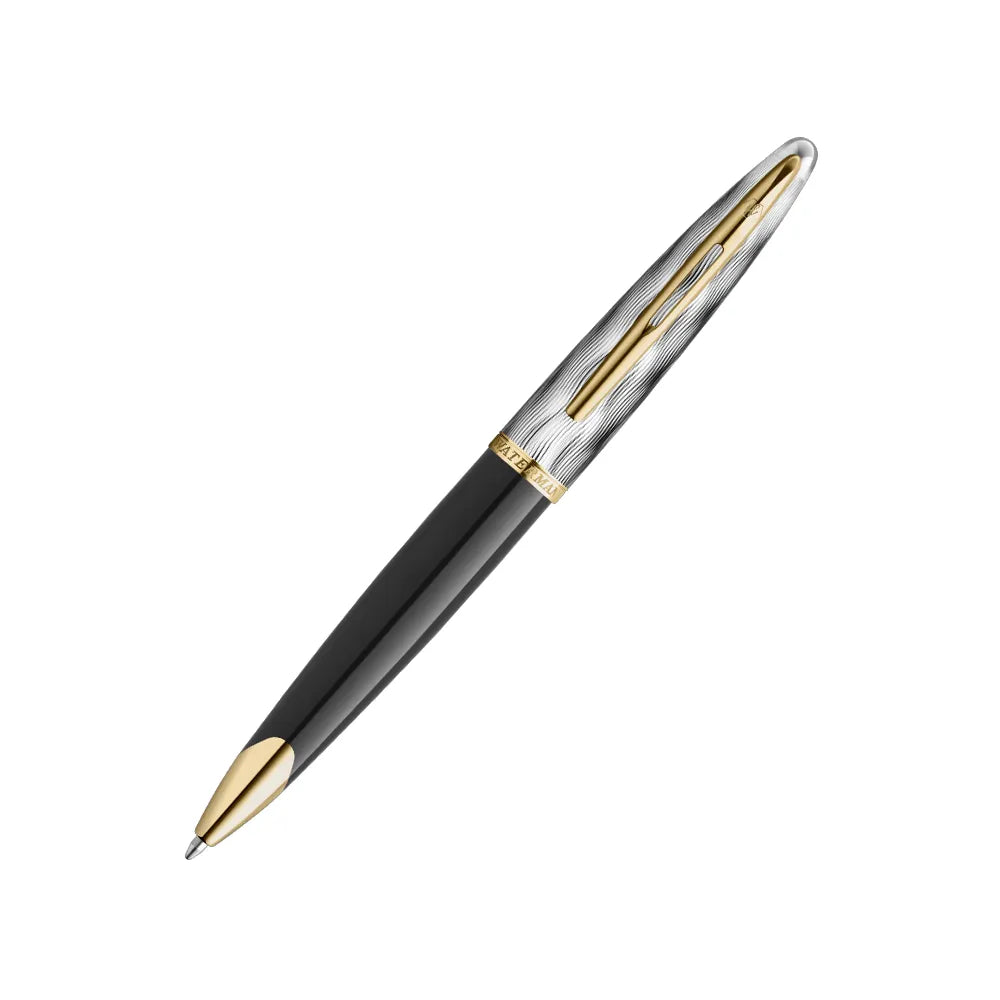 Waterman Carene Reflections of Paris Black Lacquer with Gold-plated Trim Ballpoint Pen