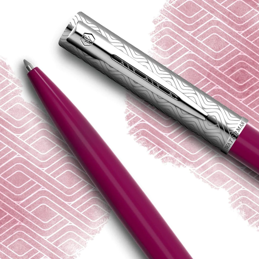Waterman Allure Deluxe Pink CT Ballpoint Pen With A5 Notebook