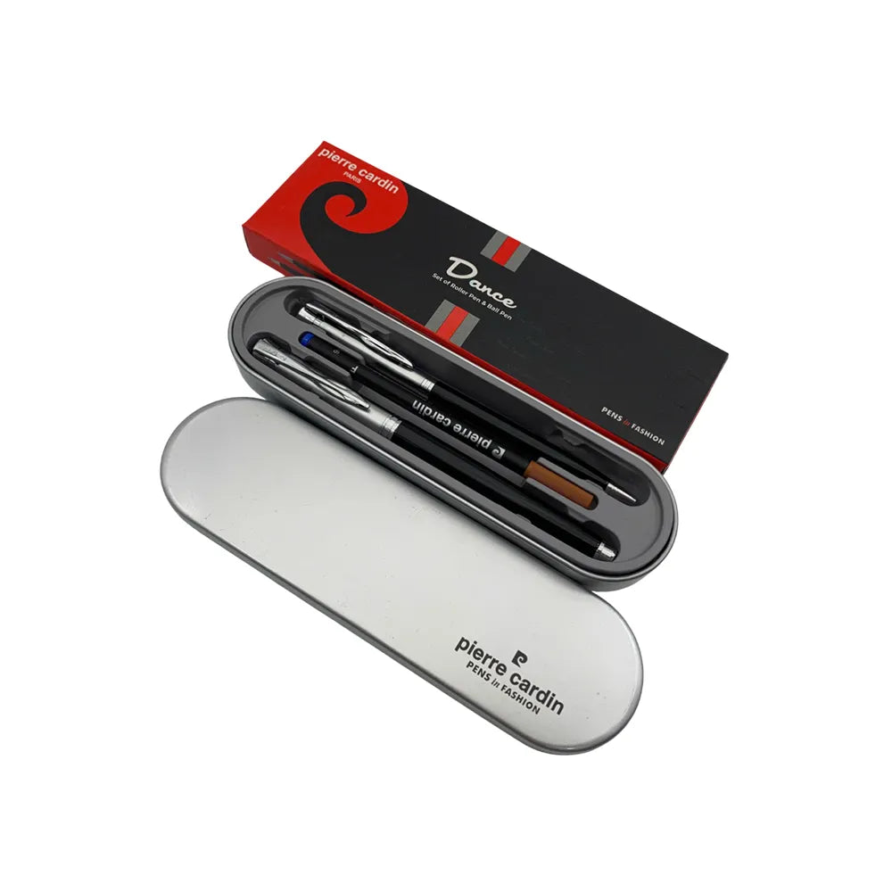 Pierre Cardin Dance Set Roller Pen & Ball Pen
Unleash your writing elegance with the Pierre Cardin Dance Set, a perfect duo of a Roller Pen and a Ball Pen. This luxurious set combines functionality with contemporary design, making it an excellent choice for professionals, students, or gifting occasions.