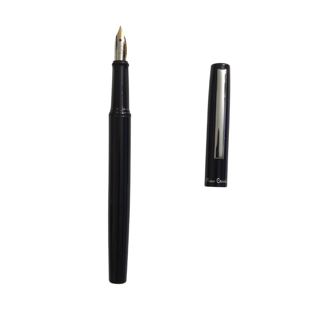Pierre Cardin Life Black with Chrome Clip Fountain Pen
