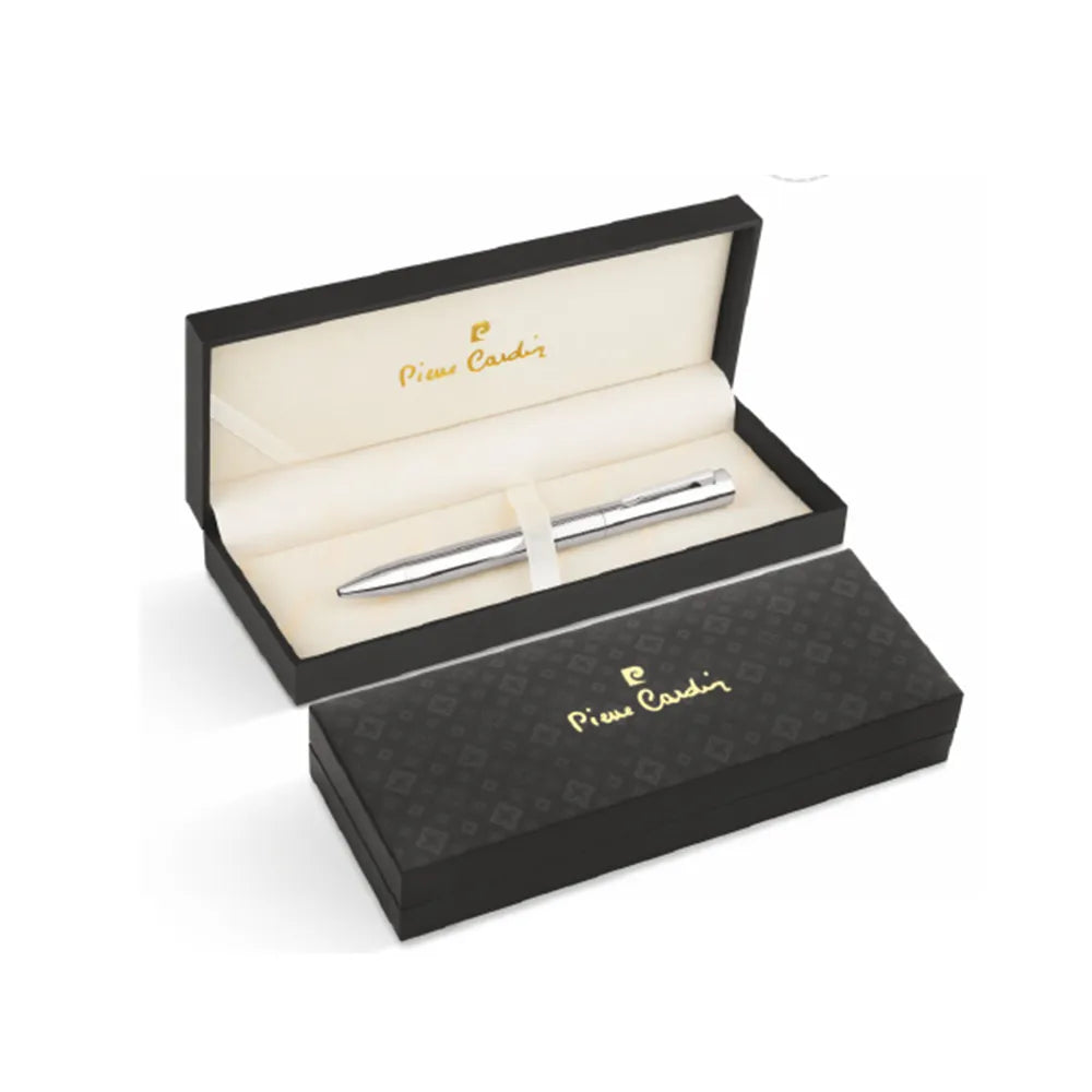 Pierre Cardin Ambassador White Gold CT Ballpoint Pen