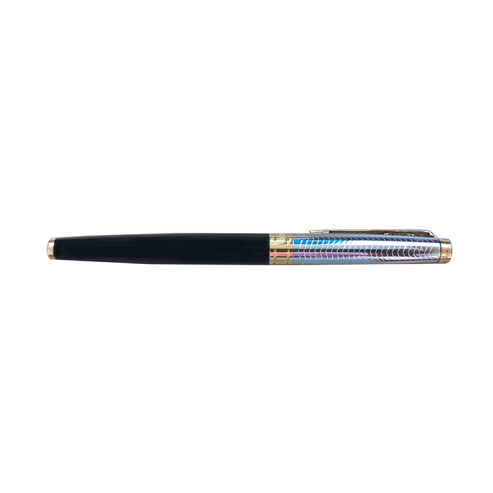 Parker Aster Black & Chrome Contemporary GT Fountain Pen – Medium Nib