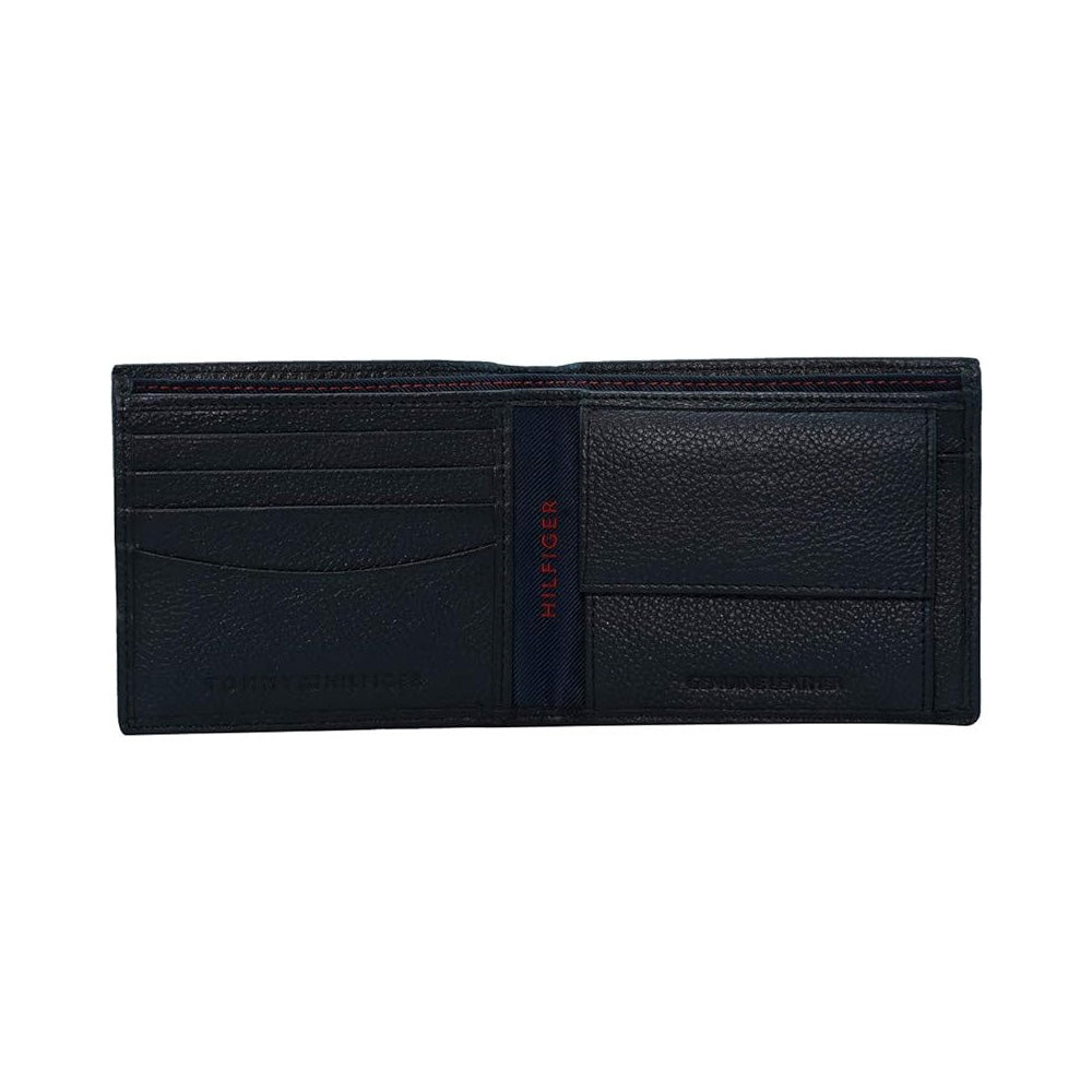 Tommy Helfiger SLG Crescent Black Leather Global Coin Wallet