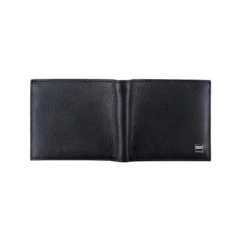 Tommy Helfiger SLG Crescent Black Leather Global Coin Wallet