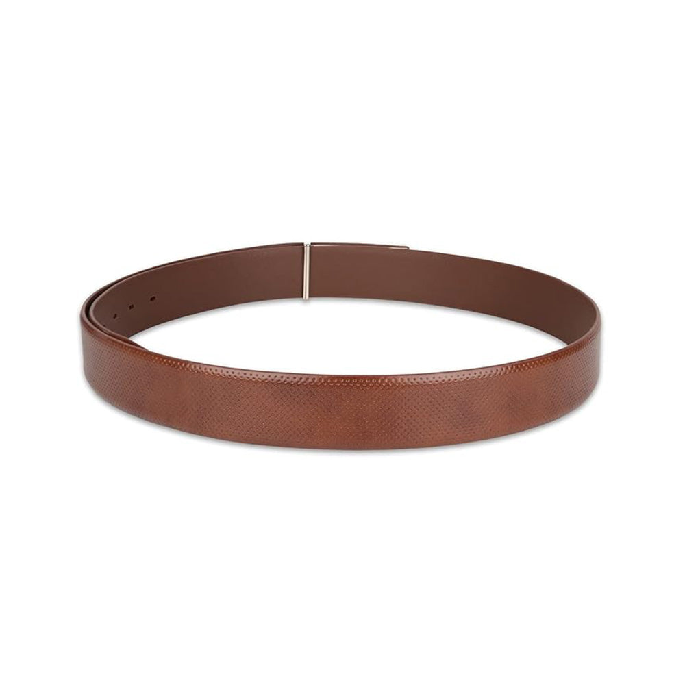 Tommy Hilfiger Yangy Pro Tan Leather Non Reversible Large Belt For Men
