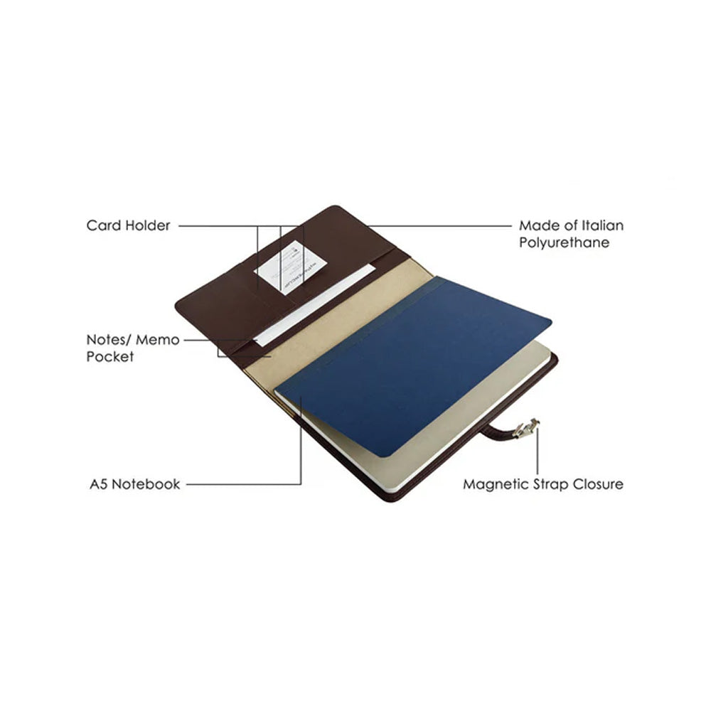 myPAPERCLIP Personal Organiser Classic Edition A5 - Brown