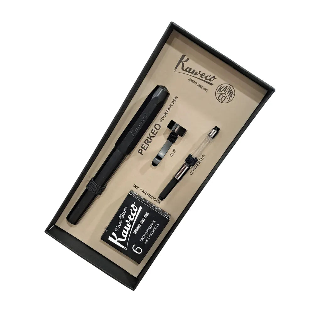 Kaweco Perkeo 4 in 1 All Black Resin Fountain Pen