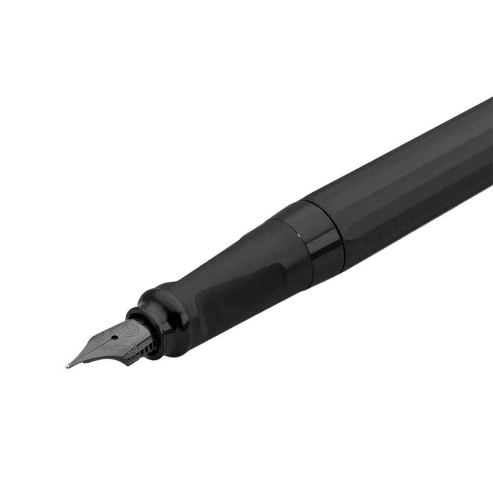 Kaweco Perkeo 4 in 1 All Black Resin Fountain Pen Set - Stainless Steel Nib