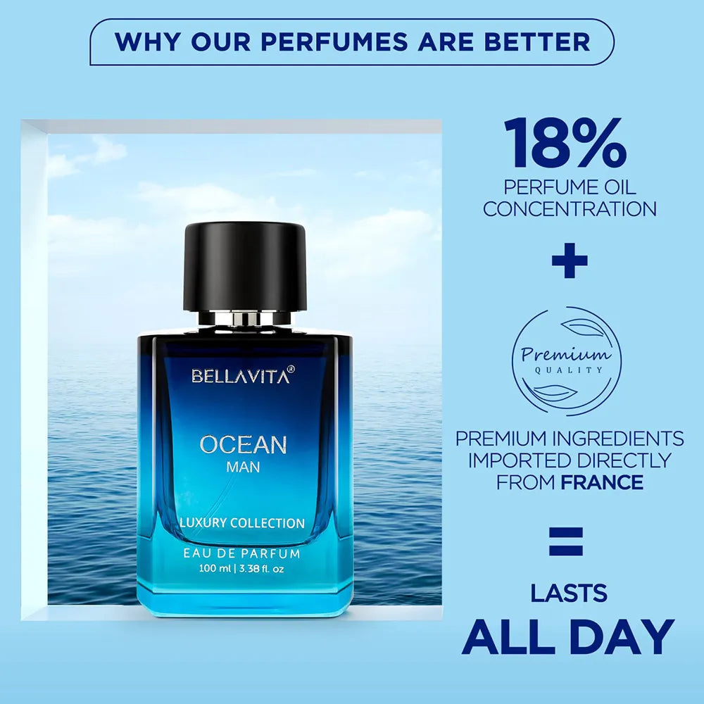 Bellavita OCEAN Man Perfume - 100ml