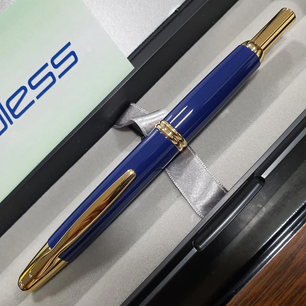Pilot Capless Blue GT Fountain Pen - 18Kt Gold Nib