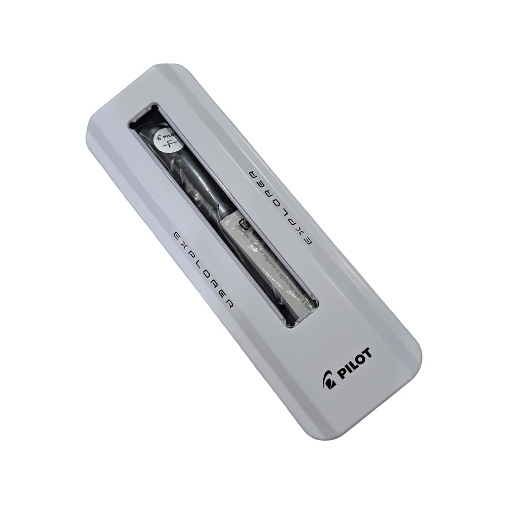 Pilot Explorer Metallic Gray Fountain Pen – Medium Nib