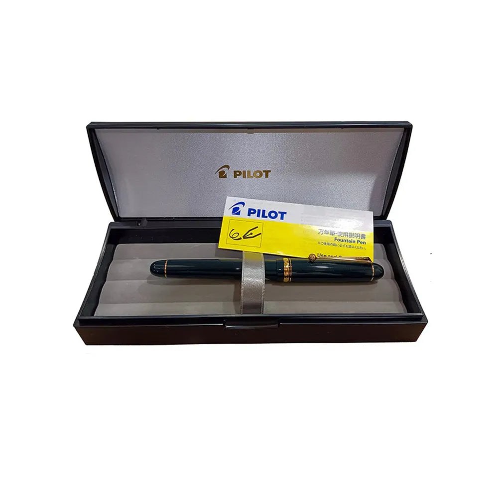 Pilot Custom 74 Dark Green GT Fountain Pen – 14Kt Gold Nib