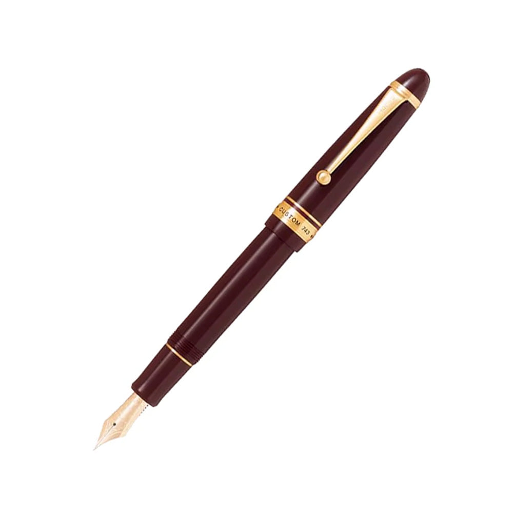 Pilot Custom 743 Red GT Fountain Pen – 14Kt Gold Medium Nib