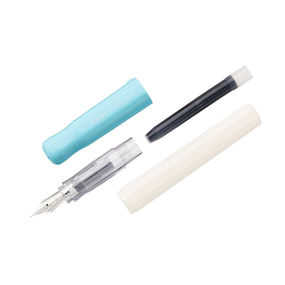 Pilot Kakuno Soft Blue Fountain Pen – Extra Fine Nib