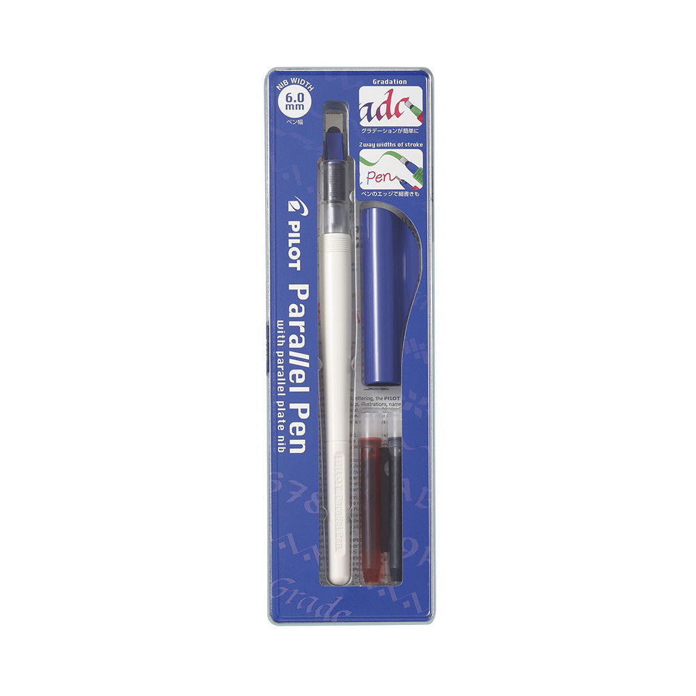Pilot Parallel Pen Set with Cartridge 6.0mm - Blue