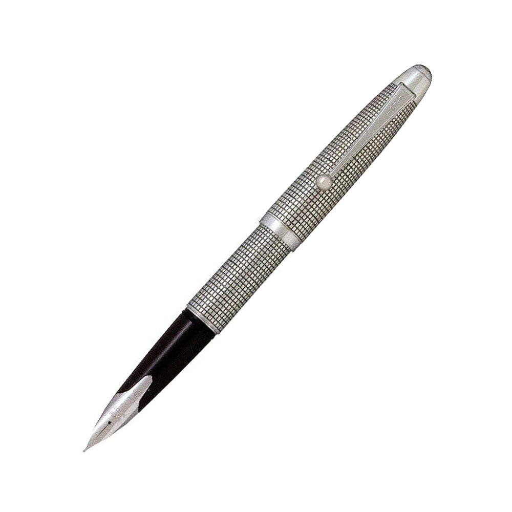 Pilot Silvern Koushi with Silver Trim Fountain Pen – 18Kt Gold Rhodium