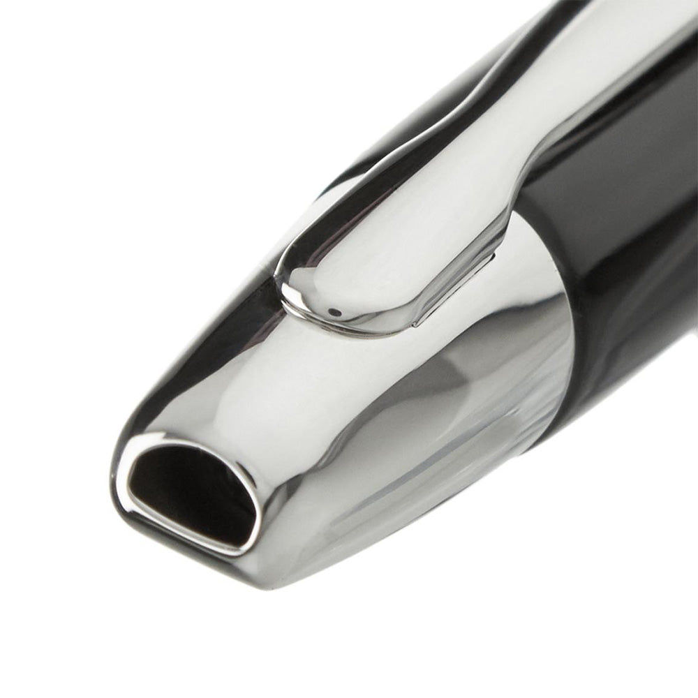 Pilot Capless Fermo Dark Green with Chrome Trim Fountain Pen - 18Kt Gold Rhodium-Plated Medium Nib