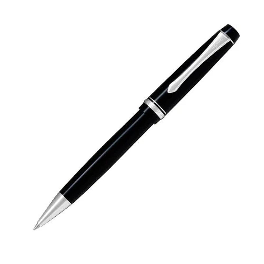 Pilot Custom Heritage 91 Black Resin with Chrome Trim Ballpoint Pen