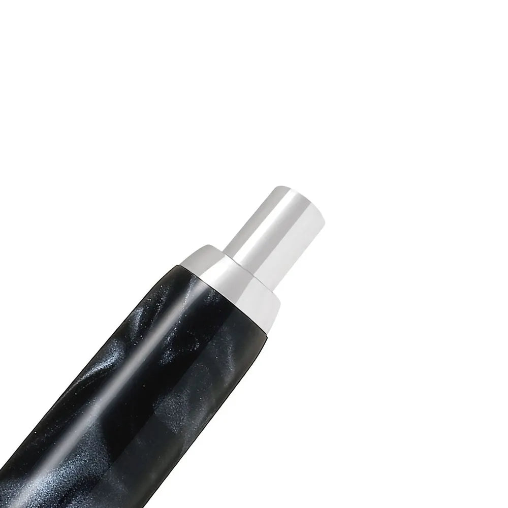 Pilot Capless SE Marble Black with Rhodium Trim Fountain Pen - 18Kt Gold-Rhodium Plated Nib