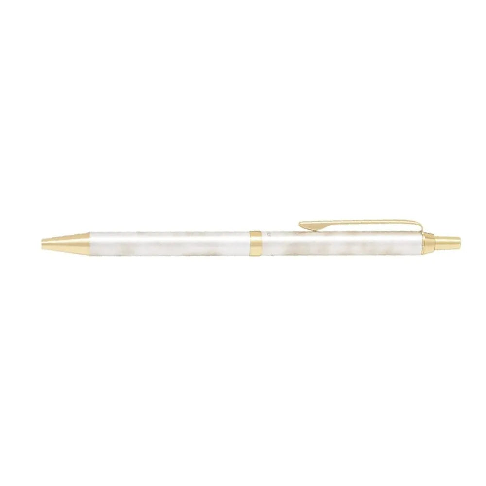 Pilot Cavalier Gold & White GT Ballpoint Pen