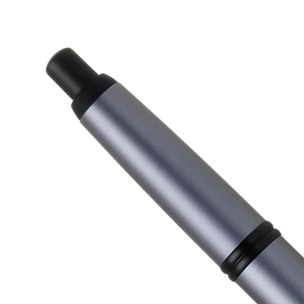 Pilot Capless Matte Silver with Black PVD Trim Fountain Pen – Stainless Steel Nib