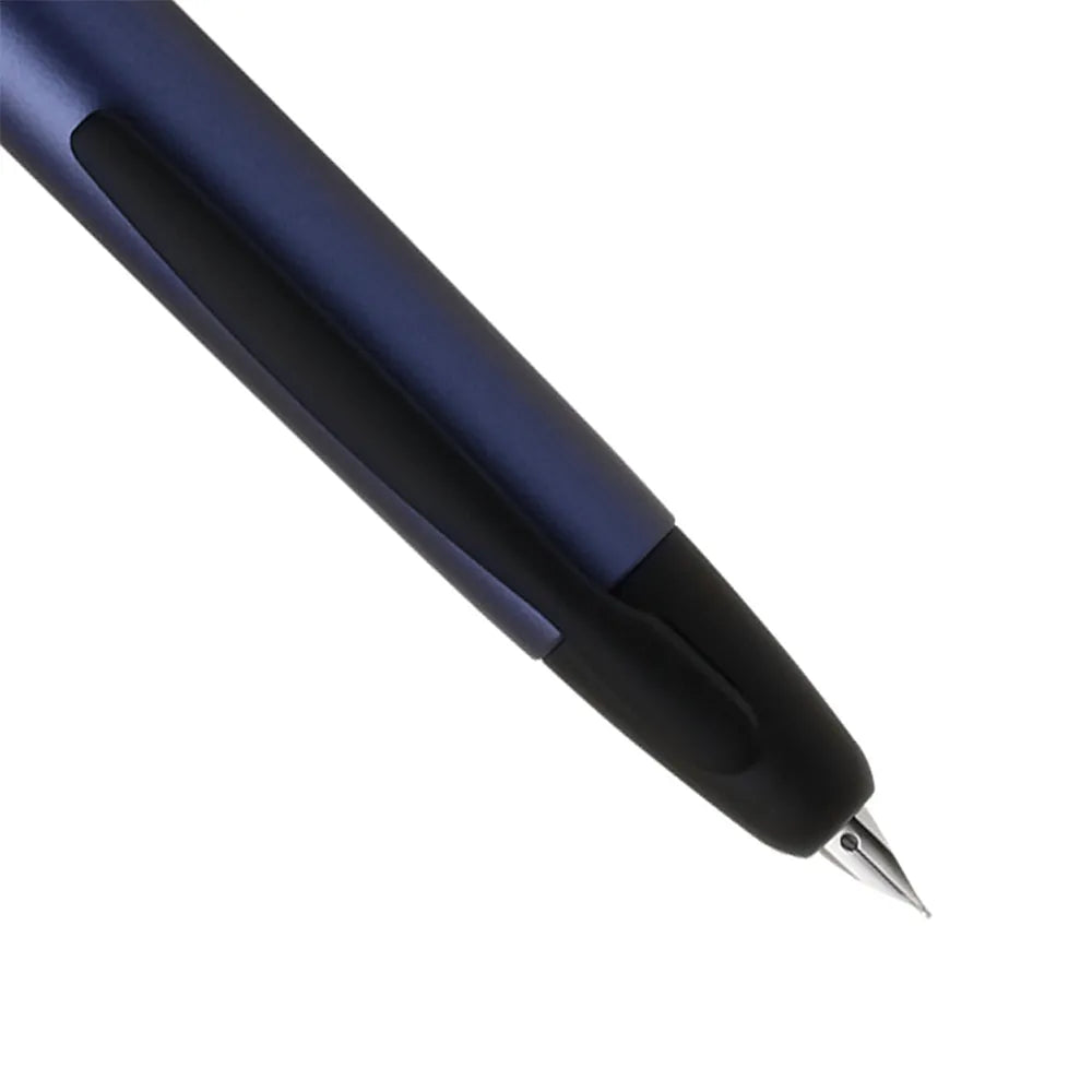 Pilot Capless Matte Ash Blue with Black PVD Trim Fountain Pen – Stainless Steel Nib