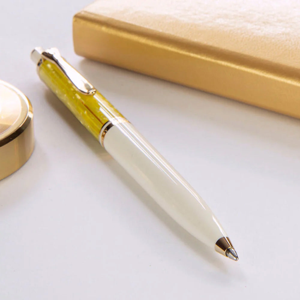 Pelikan Souveran K400 Tortoise White GT Ballpoint Pen