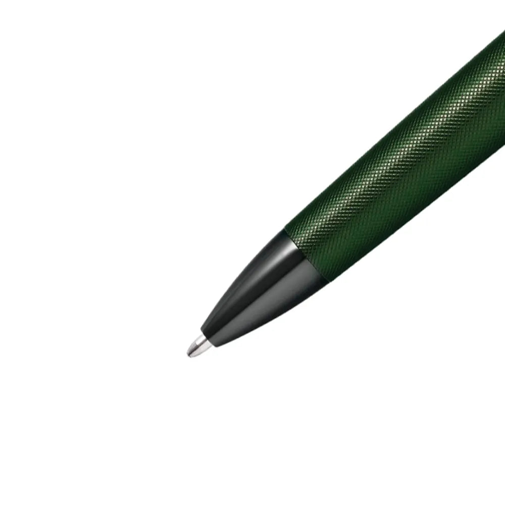 Cross Townsend Matte Green PVD Micro-knurl Ballpoint Pen