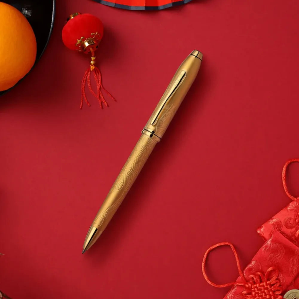 Cross Townsend Zodiac Year of the Horse 23KT Gold-plated with Gold-plated Trim Ballpoint Pen