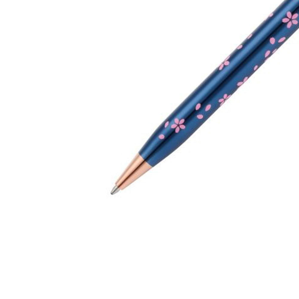 Cross Century II Cherry Blossom Translucent Blue Lacquer Ballpoint Pen