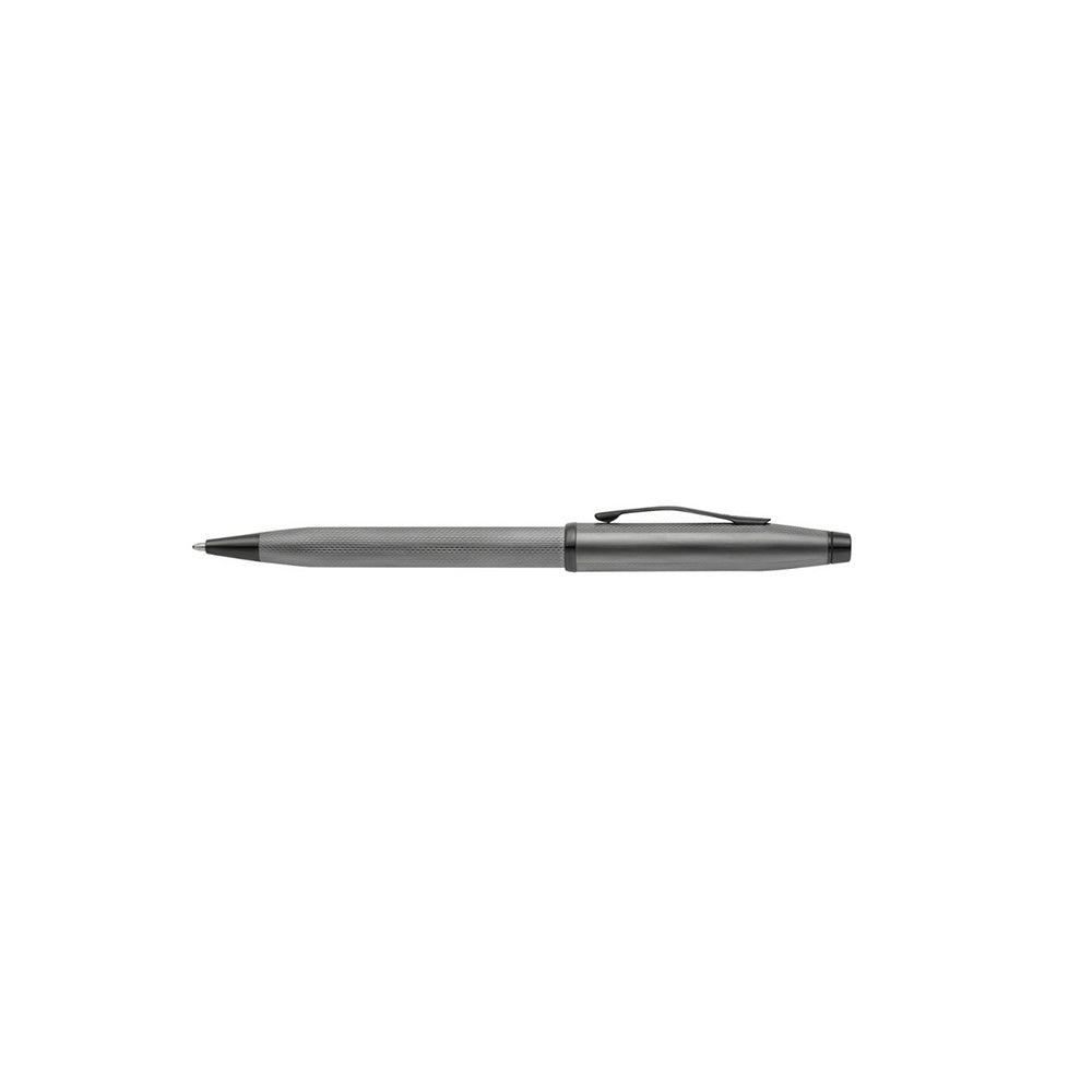 Cross Century II Polished Slate Gray Engraved Diamond Pattern Ballpoint Pen