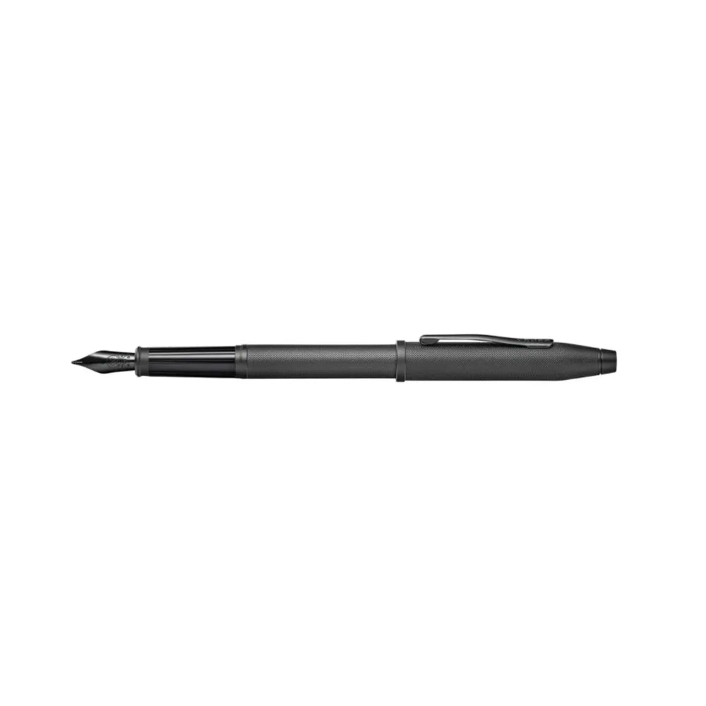 Cross Century II Black PVD Micro-knurl Polished Black PVD Trim Fountain Pen