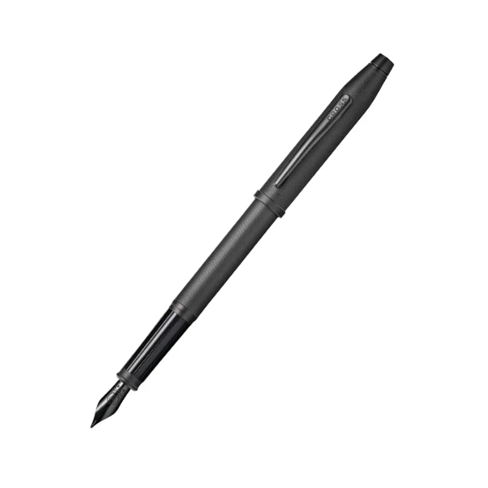 Cross Century II Black PVD Micro-knurl Polished Black PVD Trim Fountain Pen