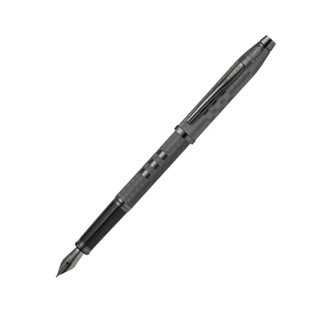 Cross Century II Midnight Black Lacquer with Polished PVD Trim Fountain Pen - Fine Nib