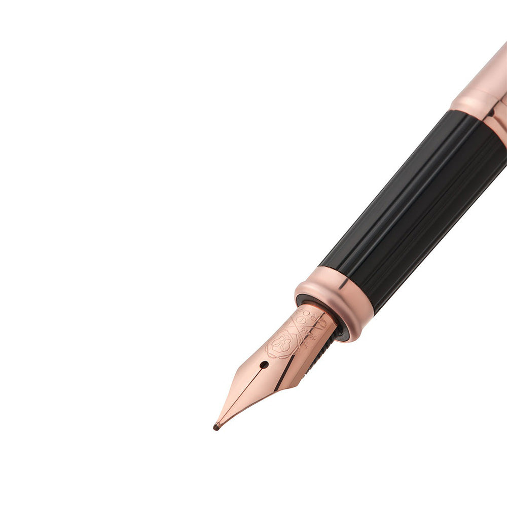 Cross Century II Cherry Blossom Rose Gold Plated Fountain Pen - Stainless Steel Nib