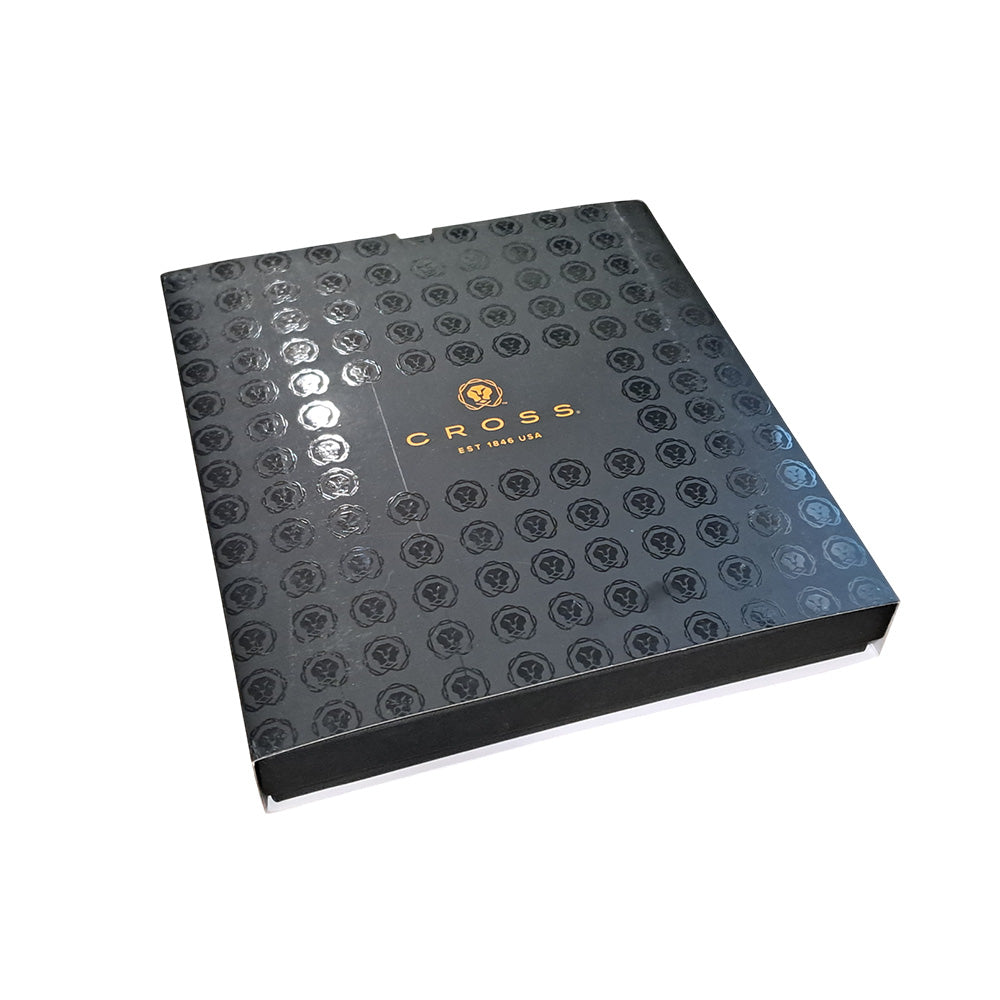 Cross Coventry Black Lacquer GT Ballpoint Pen + Executive A5 Brown Notebook