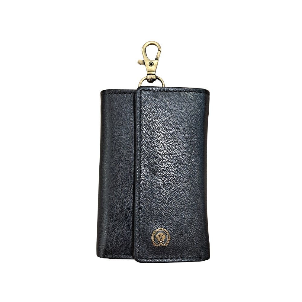 Cross Coventry Polished Chrome Ballpoint Pen With Black Executive Key Holder