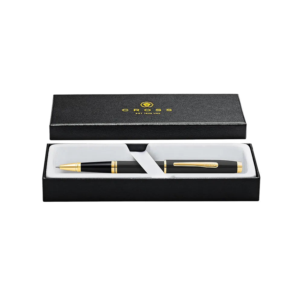 Cross Coventry Black Lacquer with Gold-Tone Trim Rollerball Pen